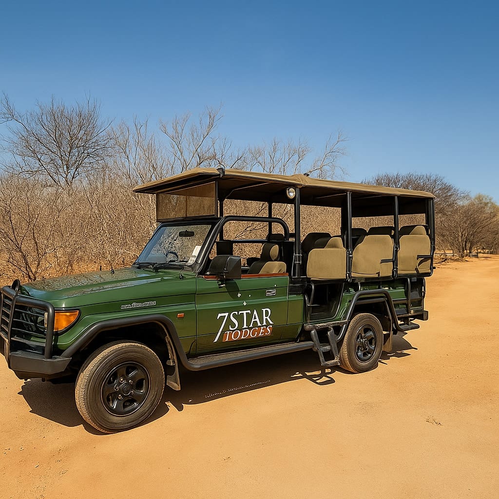 A 7 Star Lodges game viewer is ready for passengers.